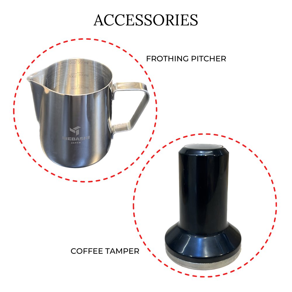 MEBASHI Coffee Machine w/ Coffee Grinder