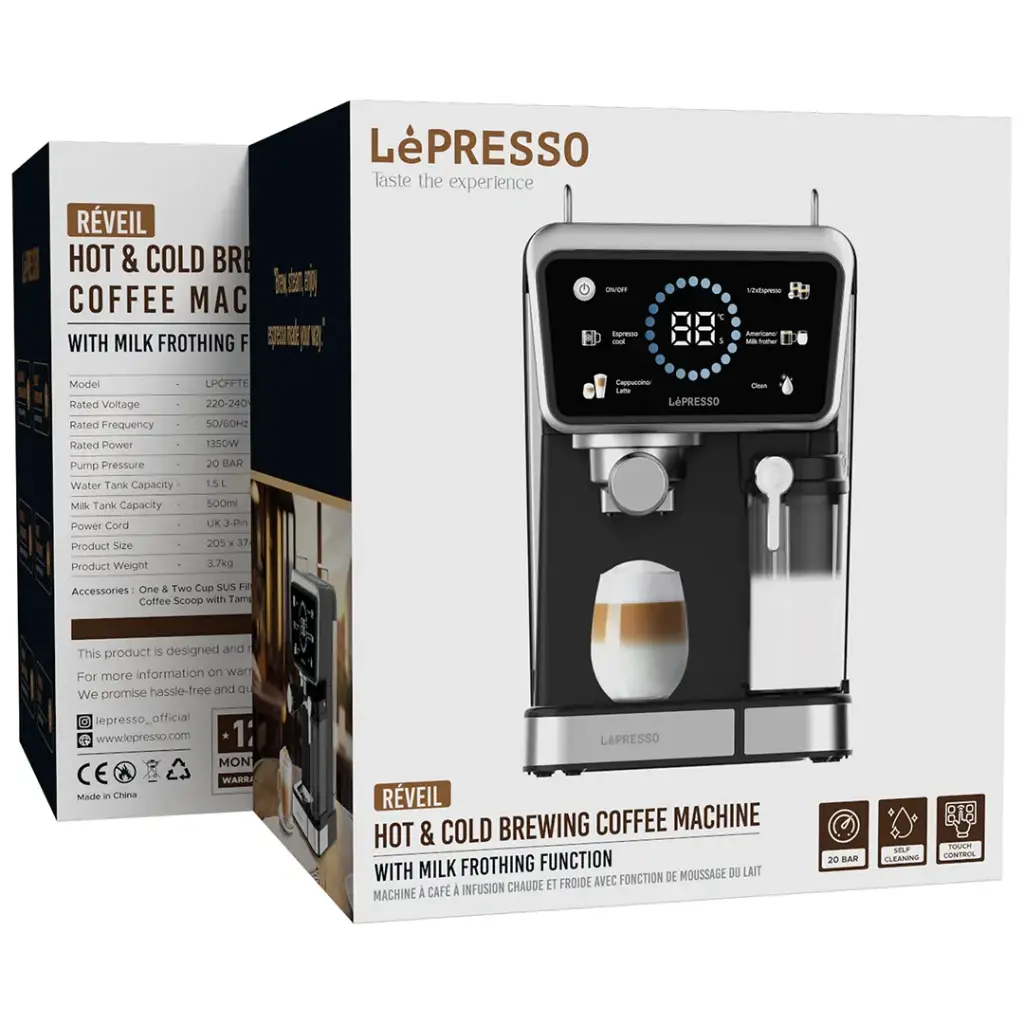 LePresso Réveil Hot & Cold Brewing Coffee Machine