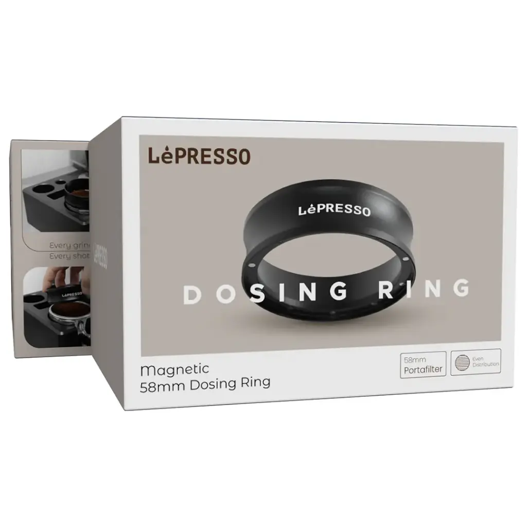 Lepresso Magnetic 58mm Dosing Ring - Black