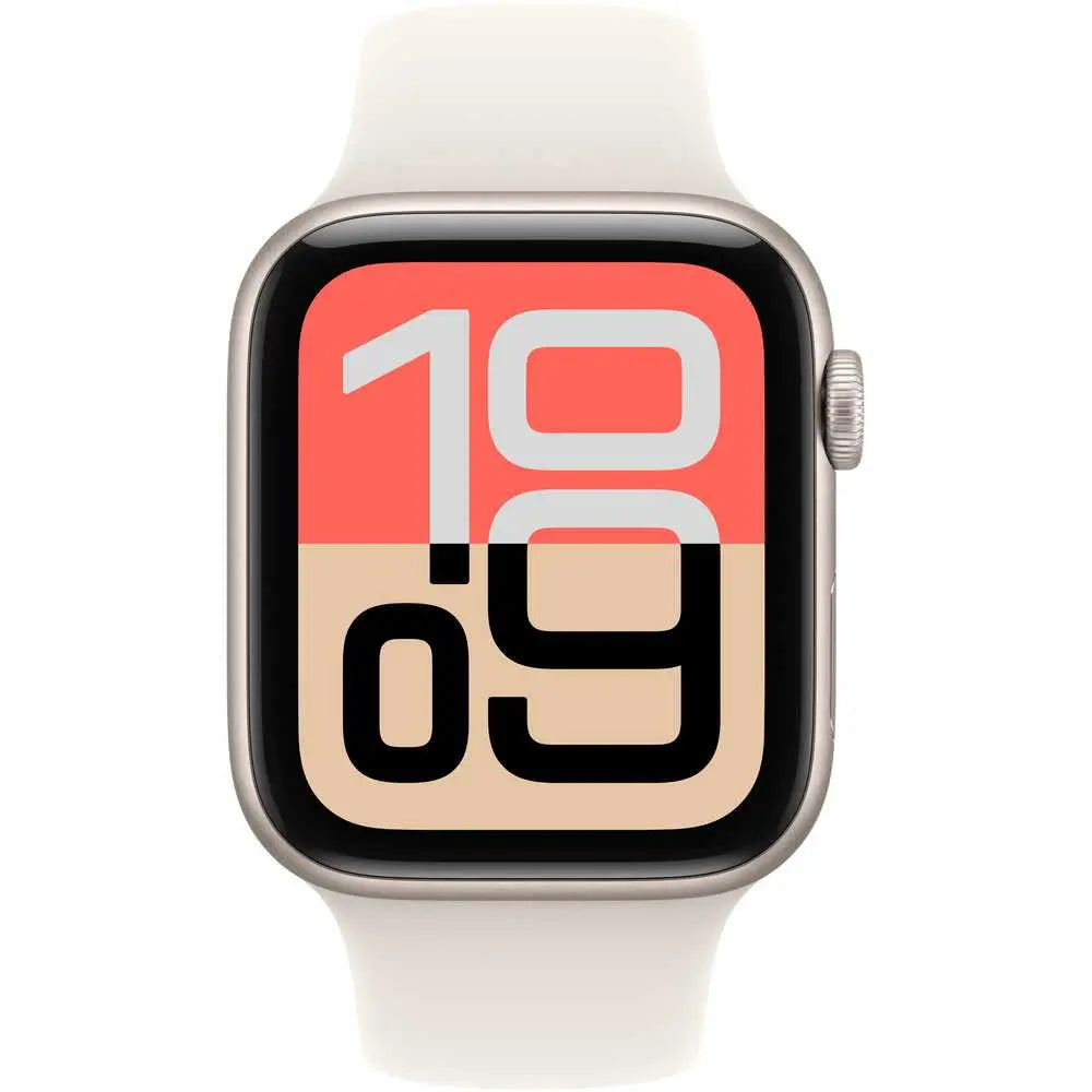 Apple Watch SE 3 GPS, 44mm Starlight Aluminum Case with Starlight Sport Band