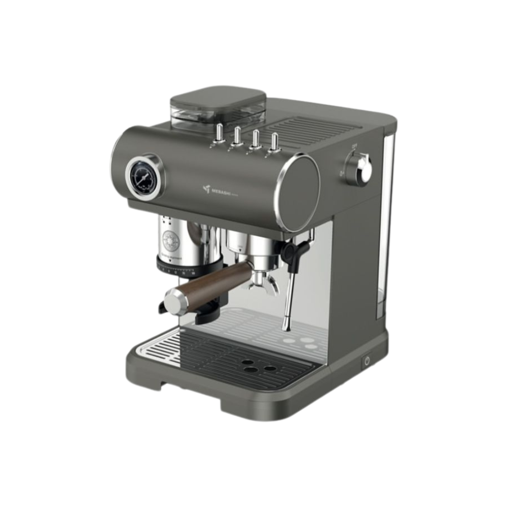 MEBASHI Coffee Machine w/ Built-in Coffee Grinder