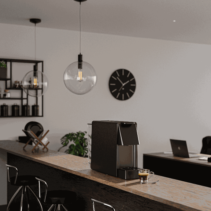 Lepresso Coffee Maker With Capsule Auto Ejection System