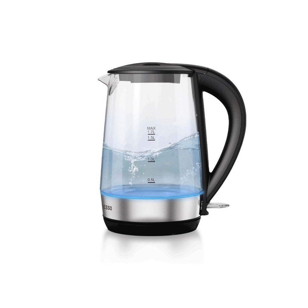 LePRESSO 360 TRANSPARENT QUICK-BOIL GLASS KETTLE
