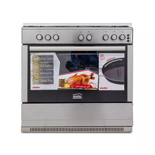 Simfer Free Standing Gas Cooker 90601FAN