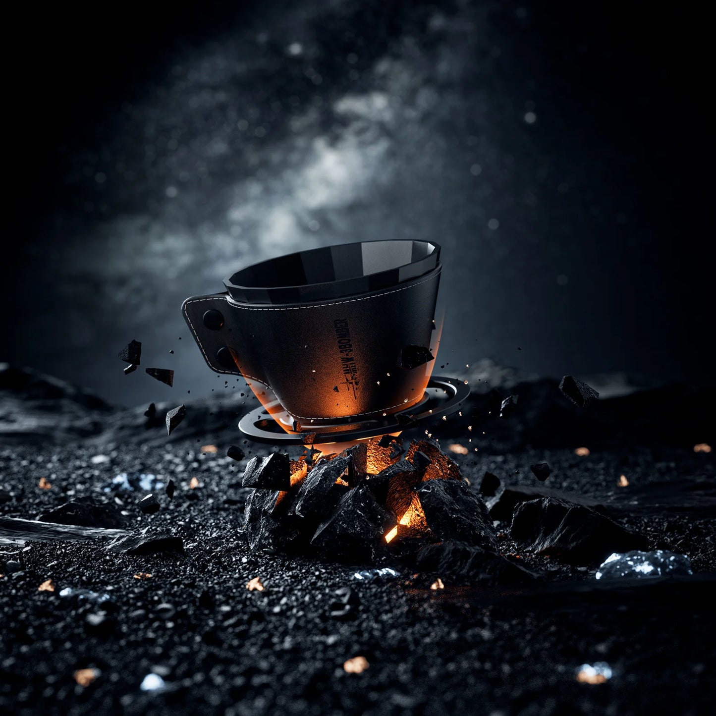 MHW-3BOMBER Meteorite Dripper-Obsidian Black