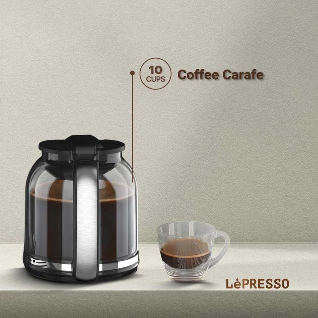 LePresso Dual Brew Drip Coffee & Espresso Machine