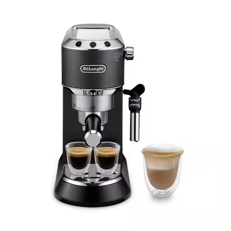 DeLonghi Dedica Style Pump Espresso Machine, EC685.BK