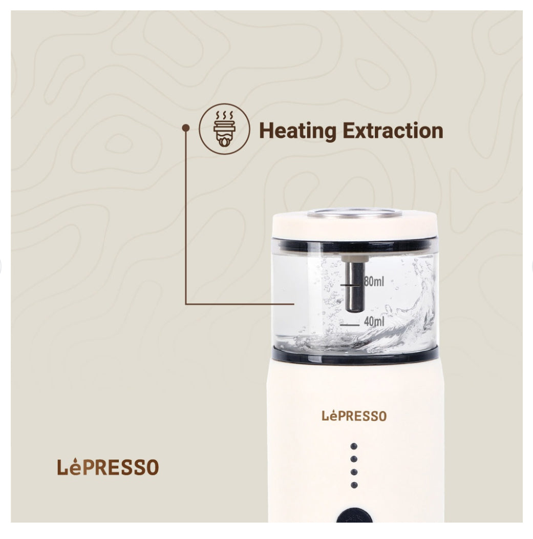 LePresso Portable Espresso Machine With Thermal Meter