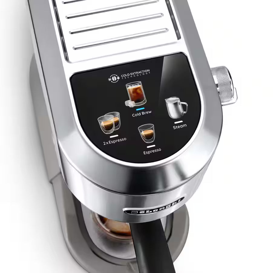 DeLonghi Dedica Duo Espresso Machine with Cold Brew ,EC890M