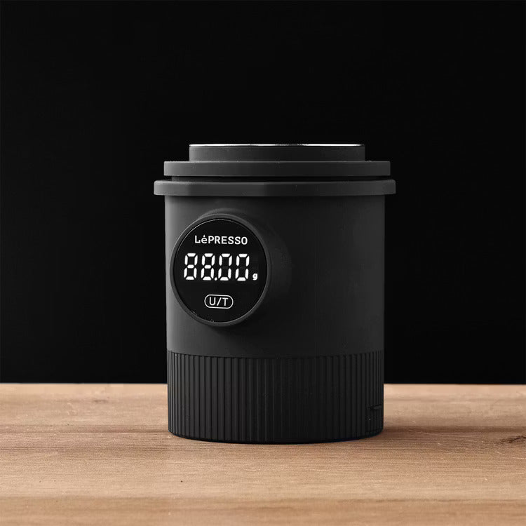 Coffee Dosing Cup with Scale-Rechargeable Stainless Steel Scale 0.1g
