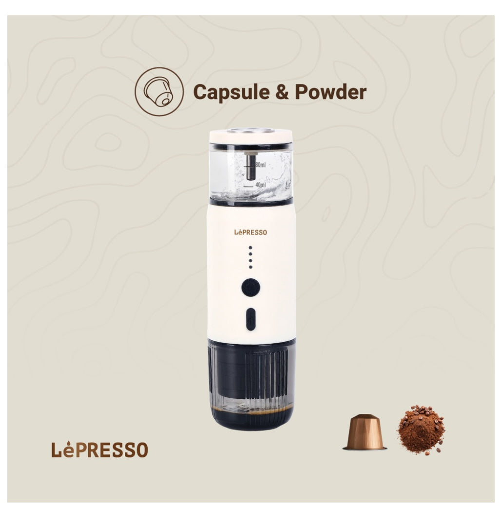 LePresso Portable Espresso Machine With Thermal Meter