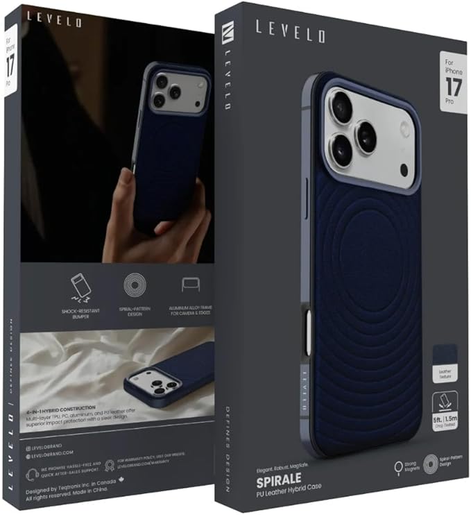iPhone 17 Pro Max Spirale Case - Purple