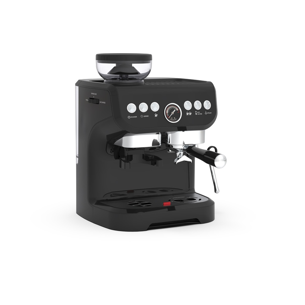 LePRESSO SEMI-AUTOMATIC ESPRESSO MACHINE WITH GRINDER