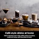 Ninja Luxe Premier ES601UK 3-in-1 Coffee Maker with Grinder and Frother for Latte, Cappuccino, Cold Brew & Espresso