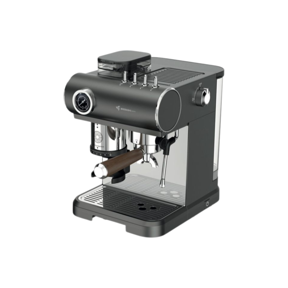 MEBASHI Coffee Machine w/ Built-in Coffee Grinder