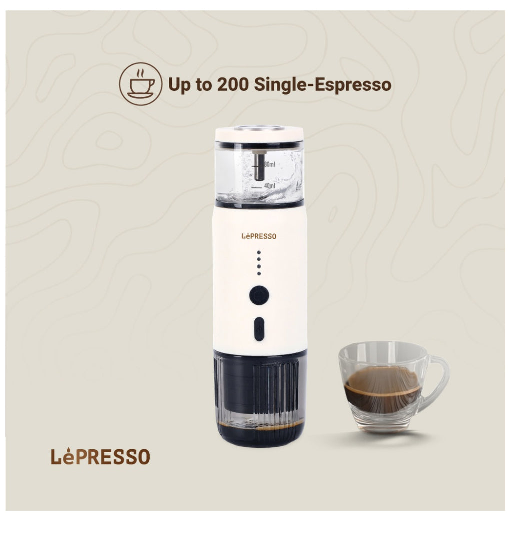 LePresso Portable Espresso Machine With Thermal Meter