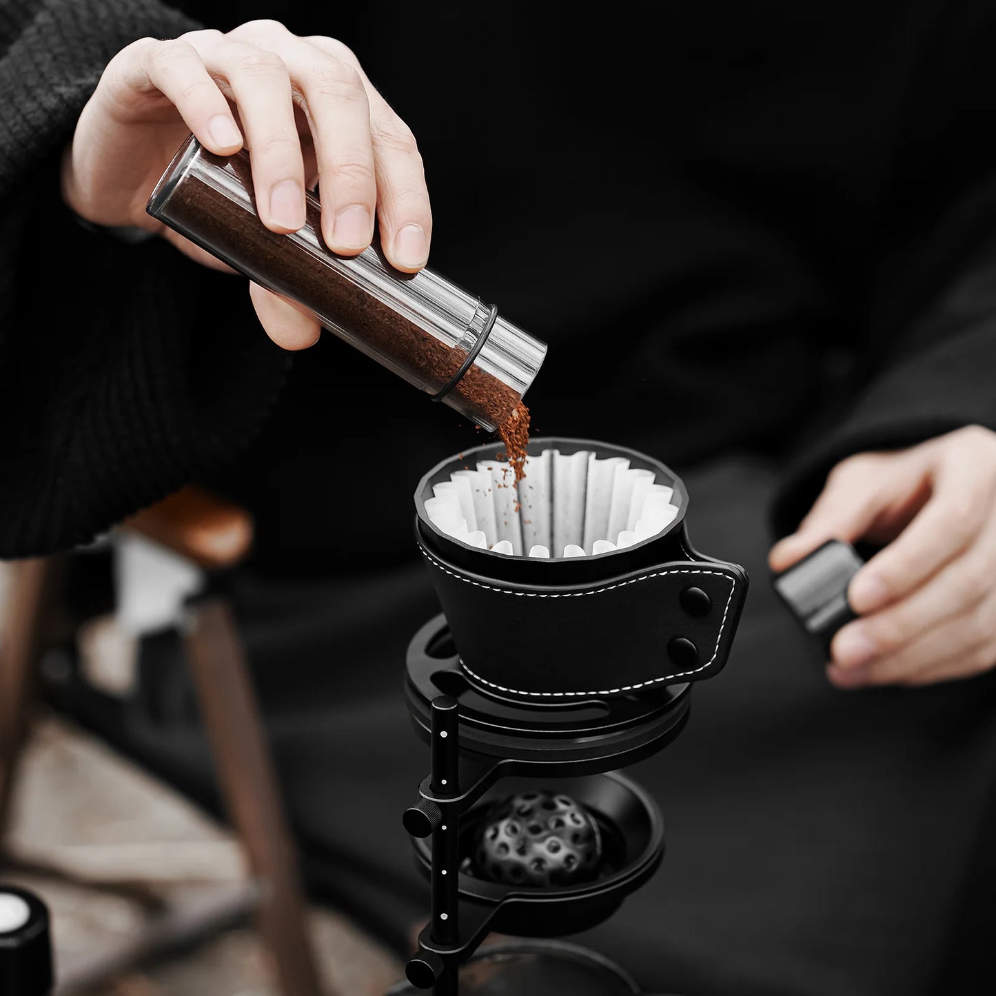 MHW-3BOMBER Meteorite Dripper-Obsidian Black