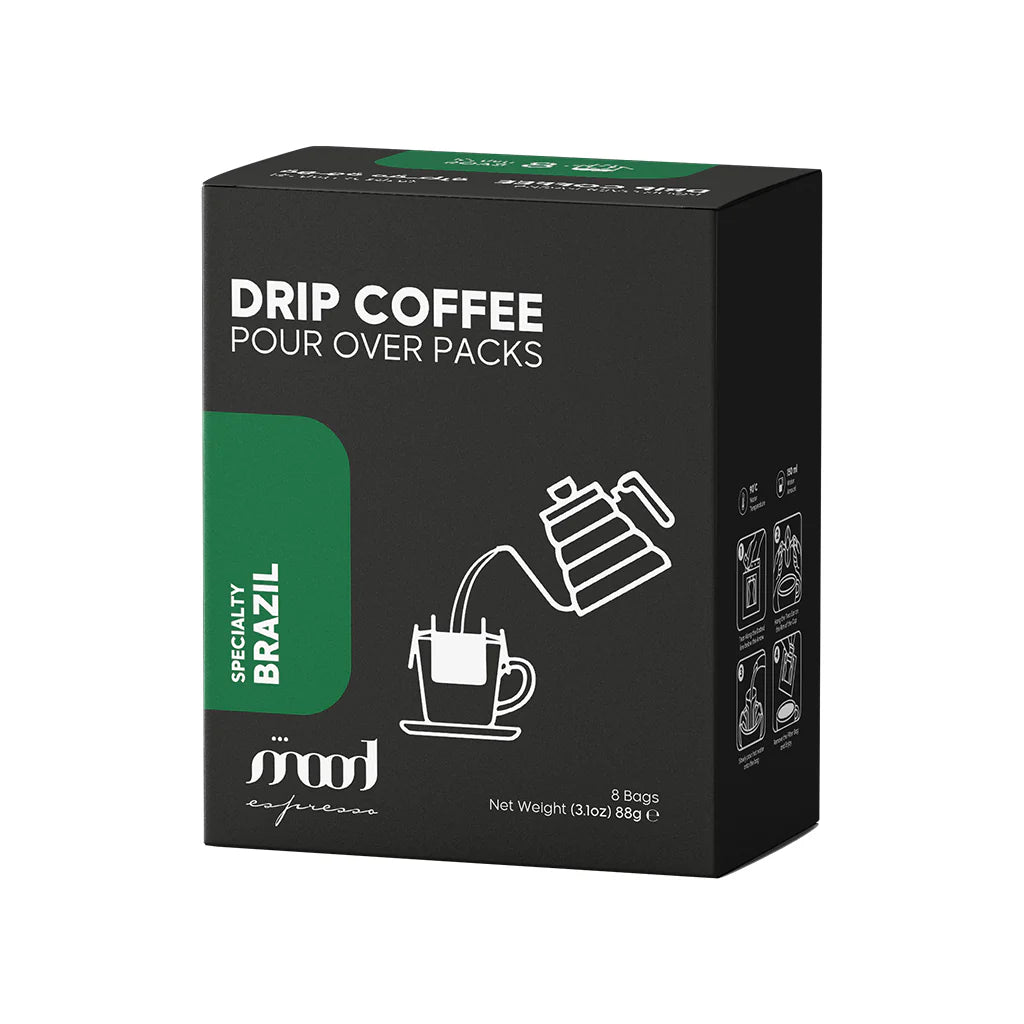 Specialty Brazil Drip Coffee - Single Origin, 100% Arabica