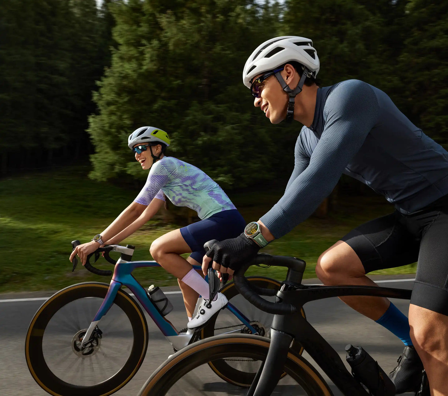 Huawei GT6 Atum Leather Strap Smartwatch 46mm Grey - With 6i headphones and extra strap