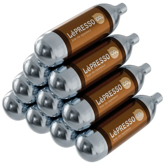 Lepresso Co2 Chargers 8g for Sparkling Water Bottle