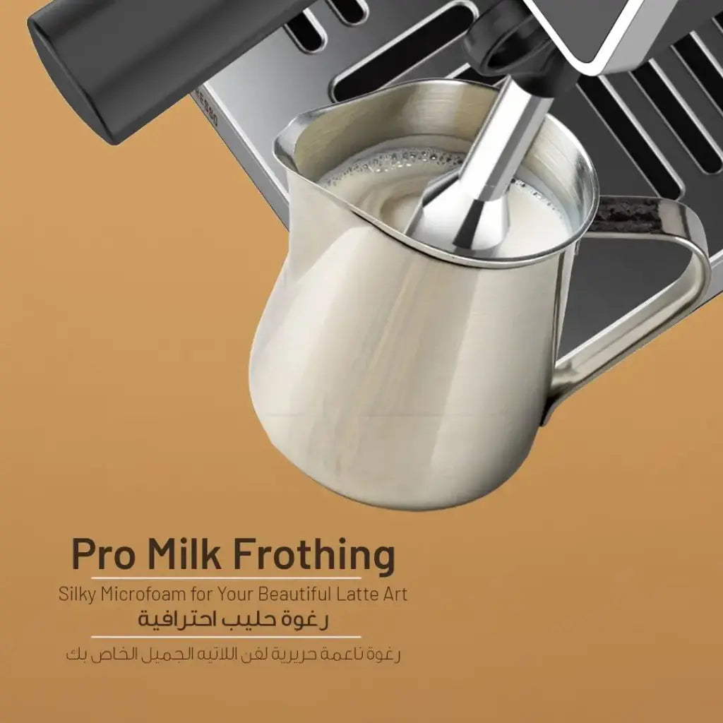 Lepresso Viventé Semi-Automatic Dual Boiler Coffee Machine with Touch Display