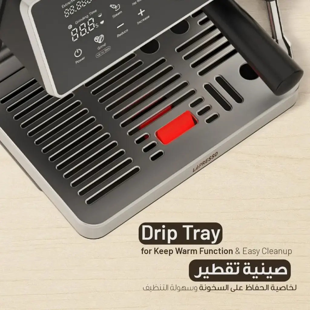 Lepresso Viventé Semi-Automatic Dual Boiler Coffee Machine with Touch Display