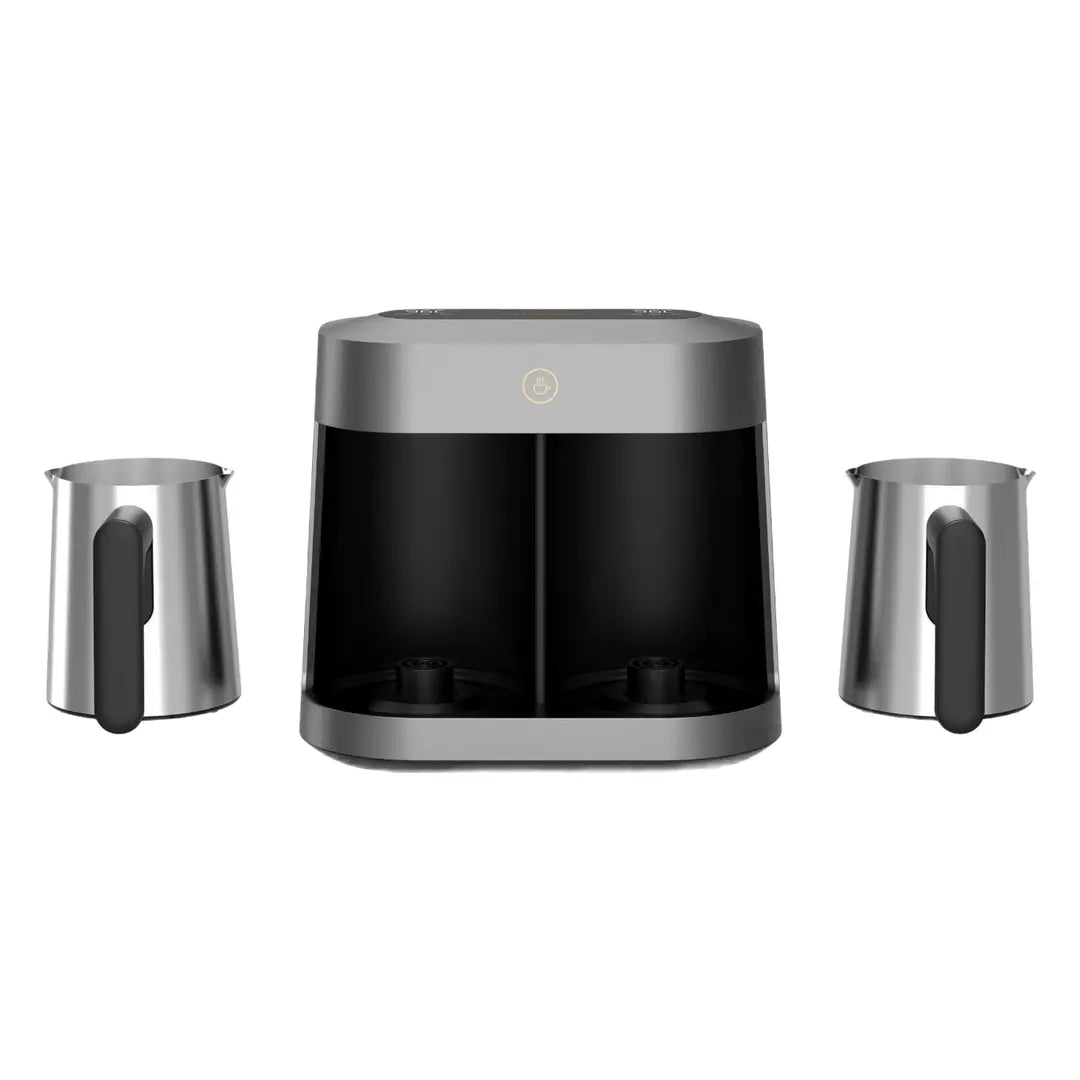 Lepresso Cezvara Dual-Cup Turkish Coffee Maker - Grey