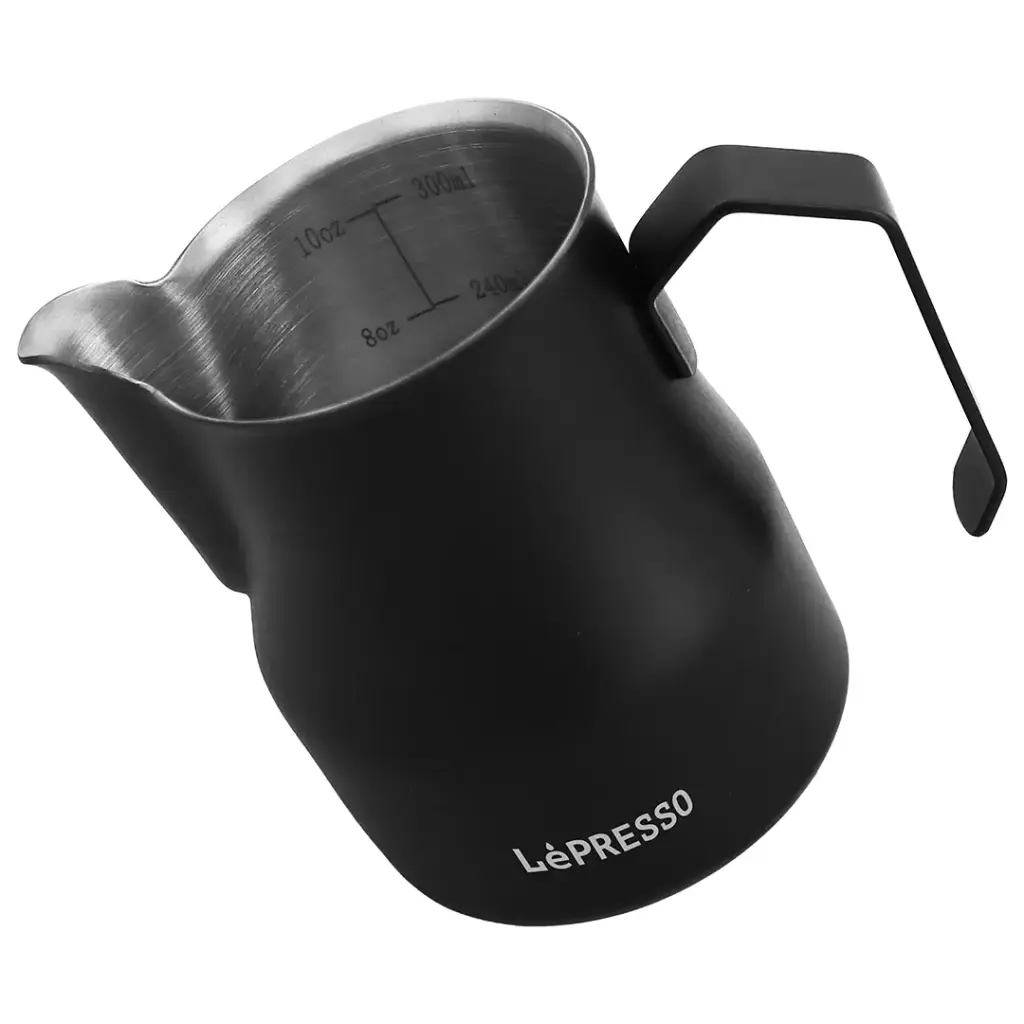 Lepresso Milk Frothing Pitcher - Black