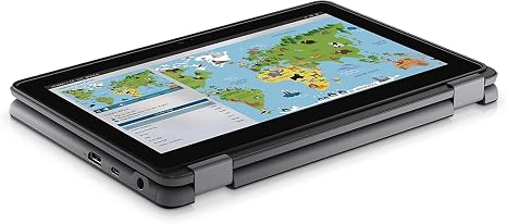 Dell 2021 Latitude 3120 Touchscreen 2-in-1 11.6-inch - Intel Pentium - Pentium-N6000 - Quad Core 1.1303 Ghz - 256GB SSD - 8GB RAM - 1366x768 HD - Windows 11 Pro