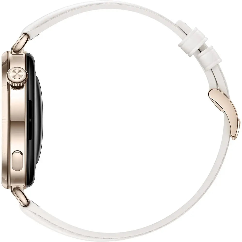 Huawei GT6 Konsu Leather Strap Smartwatch 41mm White - With 6i headphones and extra strap