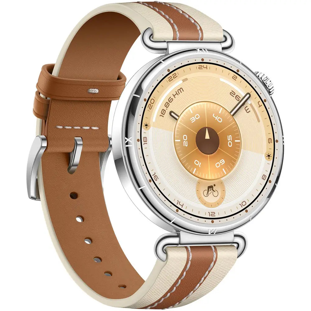 Huawei GT6 Konsu Fluoroelastomer Smartwatch 41mm Brown - With 6i headphones and extra strap