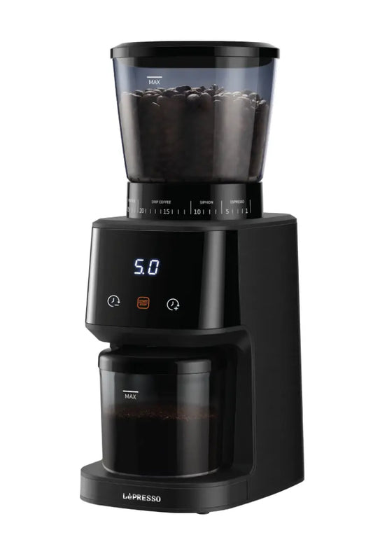 LEPRESSO 165W COFFEE CONICAL BURR GRINDER MACHINE