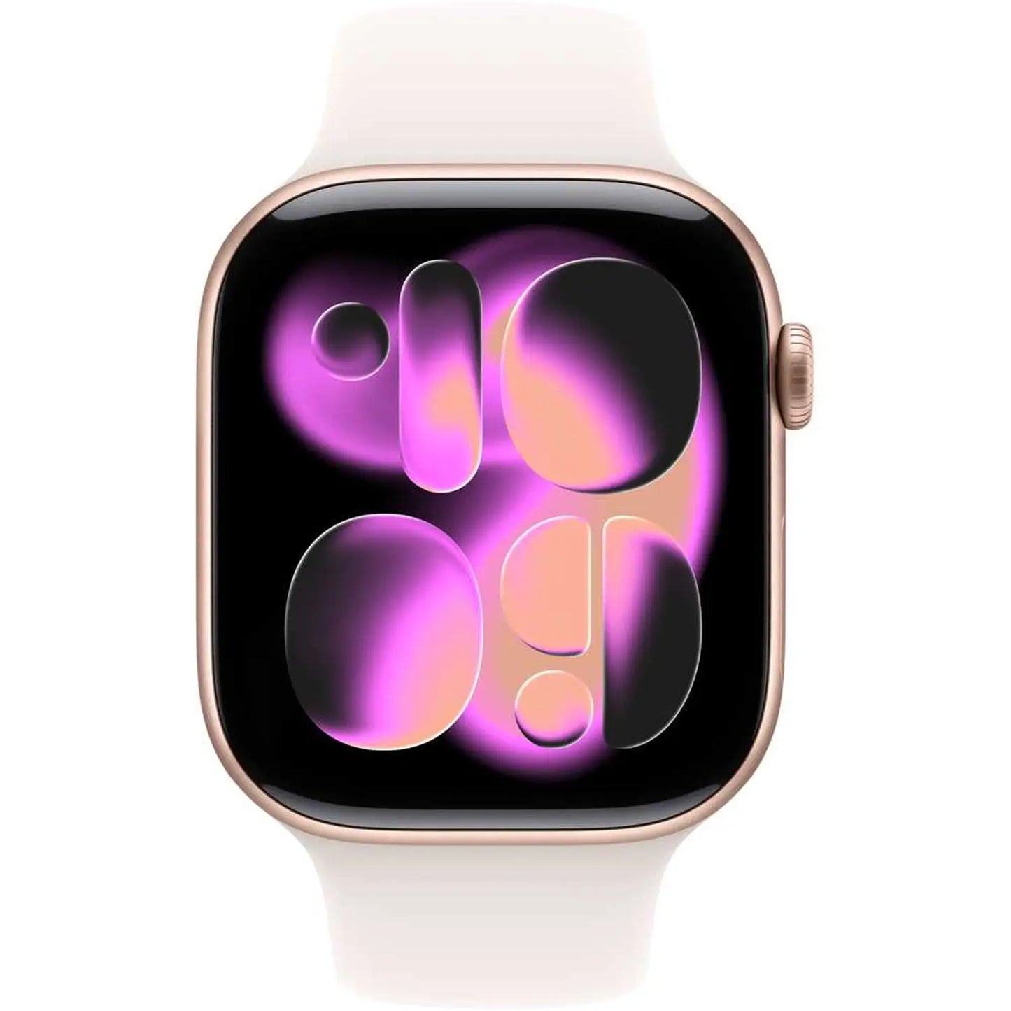 Apple Watch Series 11 GPS, 42mm Rose Gold Aluminium Case with Light Blush Sport Band