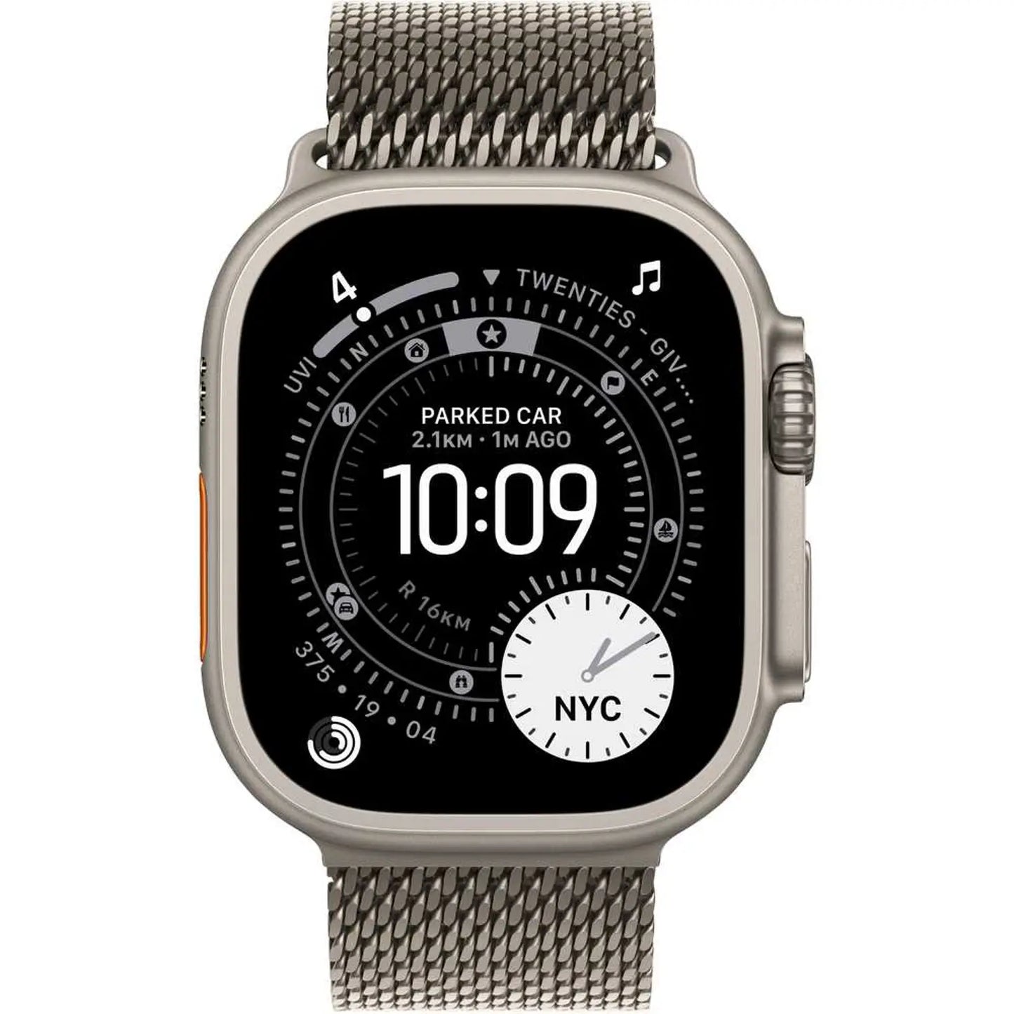 Apple Watch Ultra 3 GPS + Cellular, 49mm Natural Titanium Case