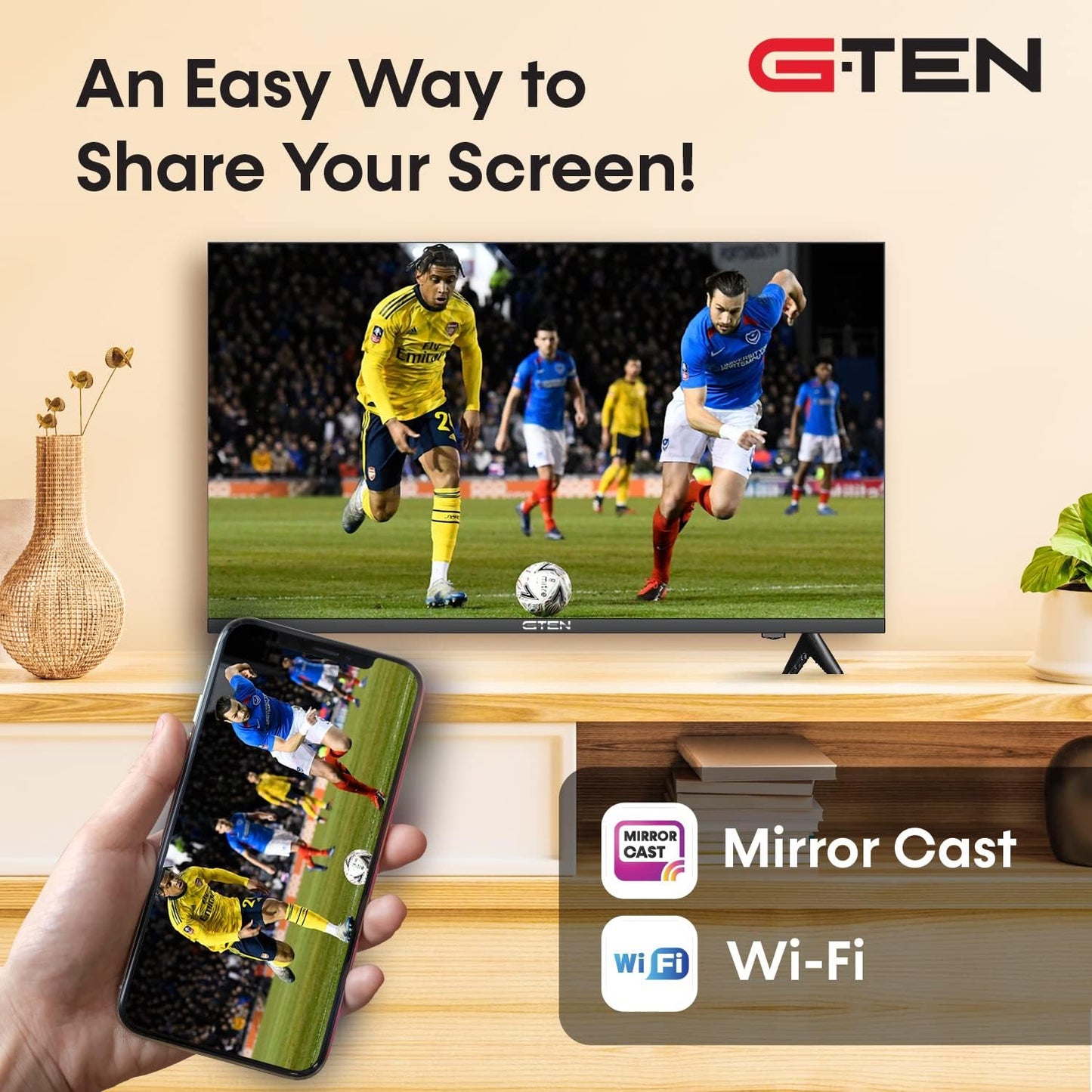 GTEN 40 INCH FHD SMART TV A14