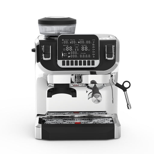 LEPRESSO ESPRESSO COFFEE MAKER WITH BEAN GRINDER AND LCD DISPLAY