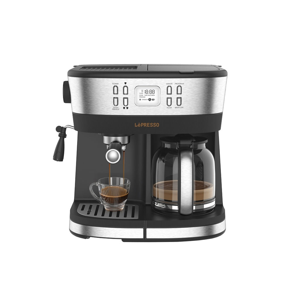 LePresso Dual Brew Drip Coffee & Espresso Machine