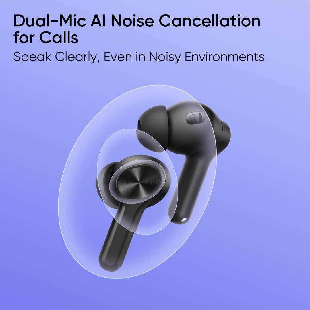 REALME BUDS T200 LITE BLACK - RMA2415-A BLK