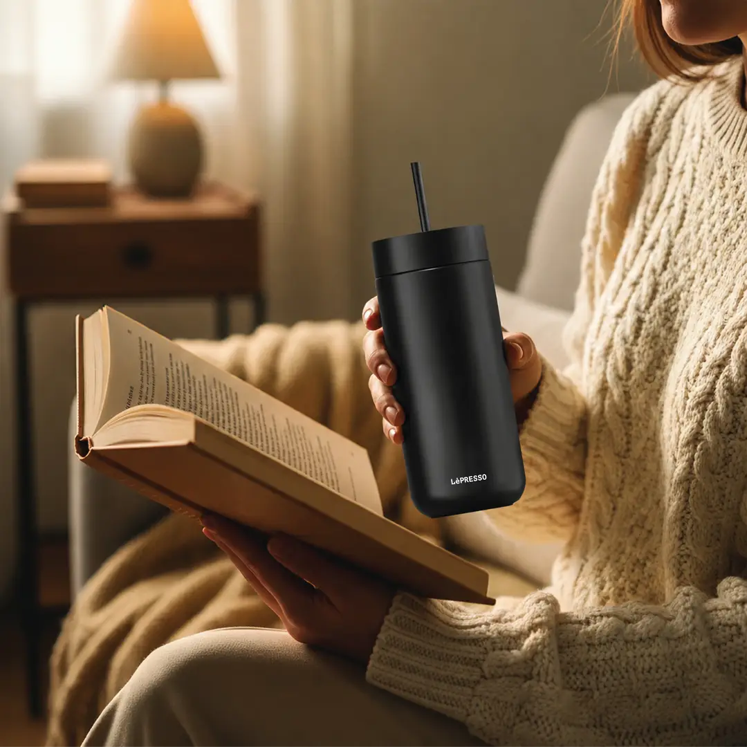 Lepresso TripleQuench 3-In-1 Lid Tumbler
