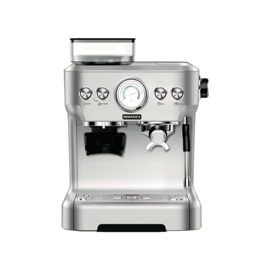 MEBASHI Coffee Machine-Dual Boiler with Coffee Grinder