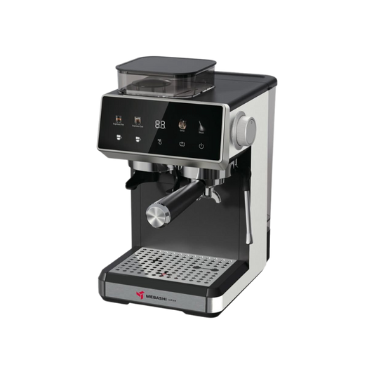 MEBASHI Coffee Machine Hot & Cold w/ Built-in Coffee Grinder