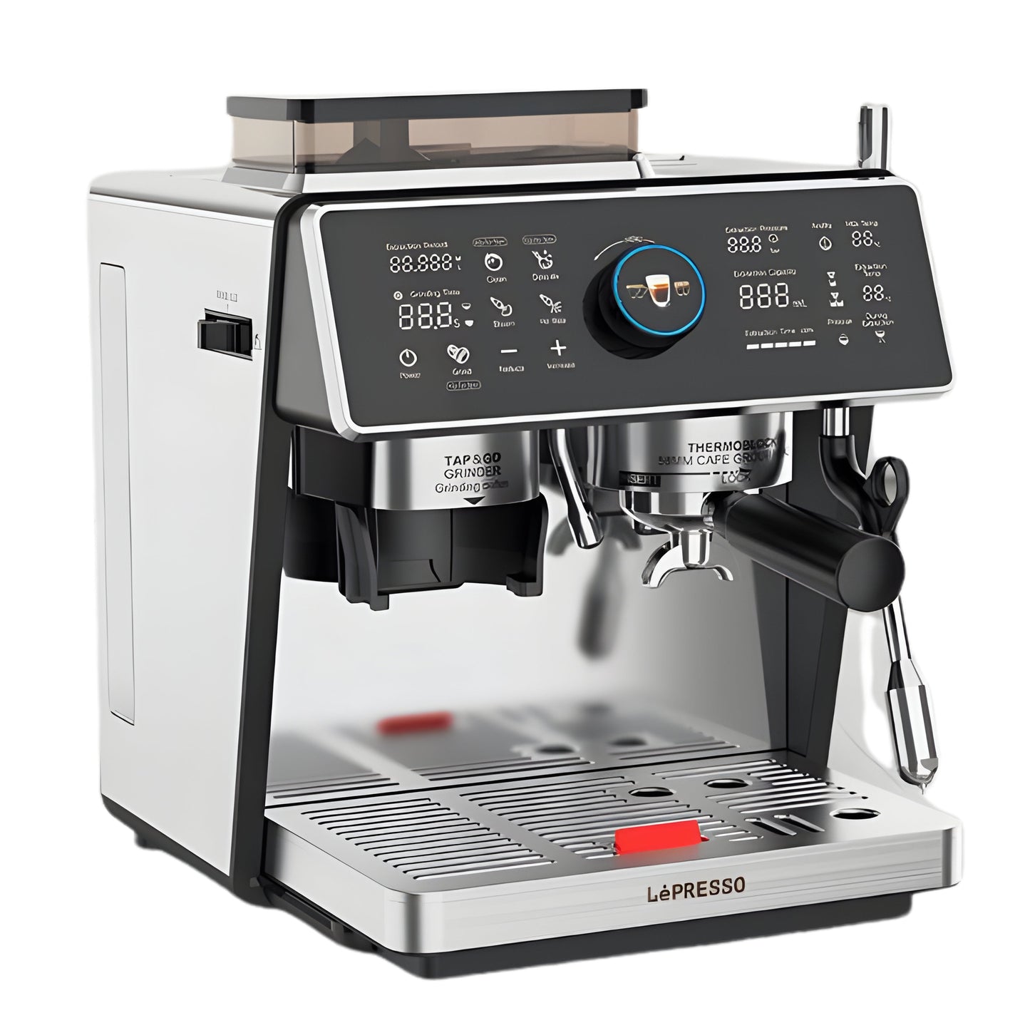 Lepresso Viventé Semi-Automatic Dual Boiler Coffee Machine with Touch Display