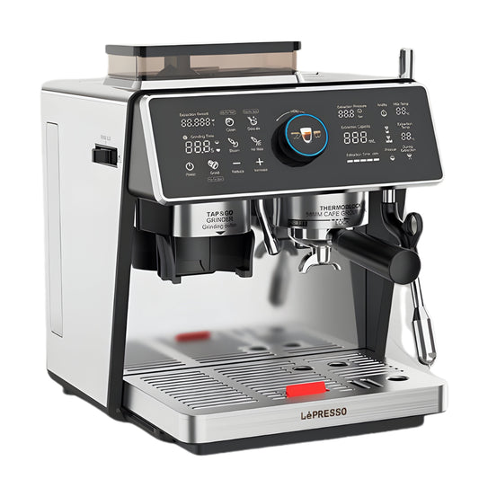 Lepresso Viventé Semi-Automatic Dual Boiler Coffee Machine with Touch Display